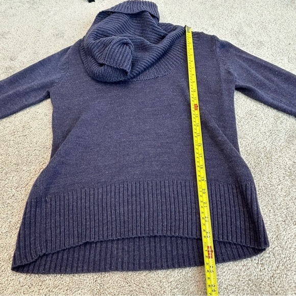JOE Fresh purple chunky knit cowl neck sweater Sz S - Picture 5 of 7